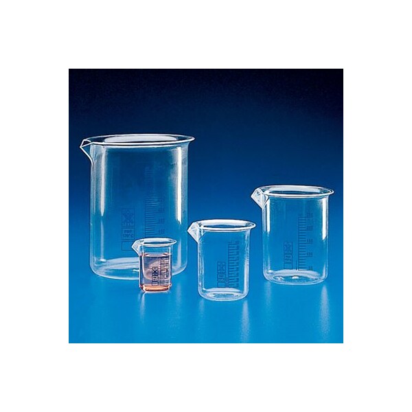 Globe Scientific Beaker, PMP TPX, Printed Graduations, 3000mL, 2/Pack 601727 - main